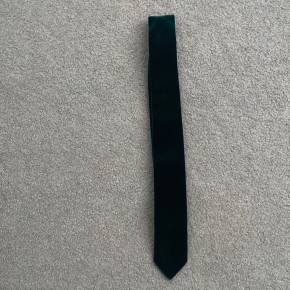 Source Unknown Accessories Emerald Green Velvet Necktie Poshmark